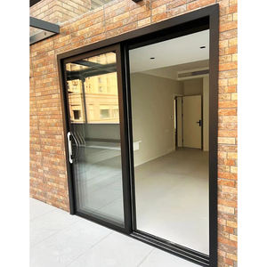 Casa Residencial Balcón al aire libre Puerta corredera pesada Aislamiento térmico Villa Patio <span class=keywords><strong>Puertas</strong></span> de aluminio de vidrio <span class=keywords><strong>con</strong></span> mosquitera - Product Image 2