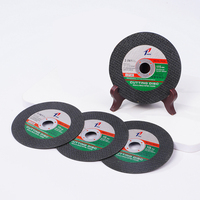 Cakram Potong Abrasif Baja Tahan Karat 4.5 Inci untuk Pemotongan Logam Baja Tahan Karat, Aluminium Oksida Resin Bond Grit 60