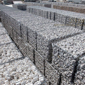 Mur en gabions en acier inoxydable et galvanisé pour extérieur avec couvercle, cage en fil de fer spiralé pour jardin, mur en pierres, boîte gabion soudée - Product Image 6
