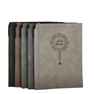 Customized Logo Business <b>Notebook</b> Stationery Vintage Soft Leather Copybook Student <b>Diary</b> Sheep Bap Leather Office <b>Notebook</b> - Product Image 1