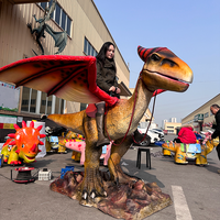 Pterosaure animatronique électrique mécanique réaliste, modèle de dinosaure à chevaucher pour parcs d'attractions, utilisation en extérieur et en intérieur, centre commercial