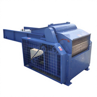 Ouvre-fil de coton pour déchets de tricot en polaire corail, vieux vêtements, rebuts de tissu, machine à ouvrir la laine 300 kg/h, recyclage textile