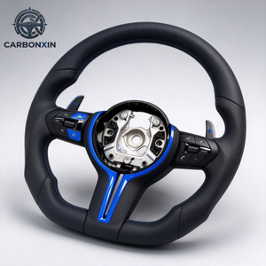 Volant de voiture en cuir personnalisé pour BMW F10 F20 F15 F31 F30 F32 F34 F36 X1 X2 X3 X4 X5 X6 M2 M3 M4 E90 E92 E82 E53 E89 E81 - Product Image 3
