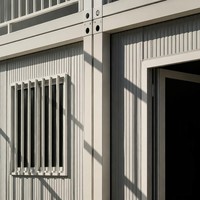 Edificio de Oficinas Prefabricado Modular de 2 Pisos de Diseño Moderno, Casa Contenedor de Instalación Rápida para el Mercado de Oriente Medio