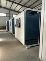 Cápsula de cabina de manzana móvil prefabricada de doble piso de 20 pies y 40 pies moderna de lujo de montaje rápido
