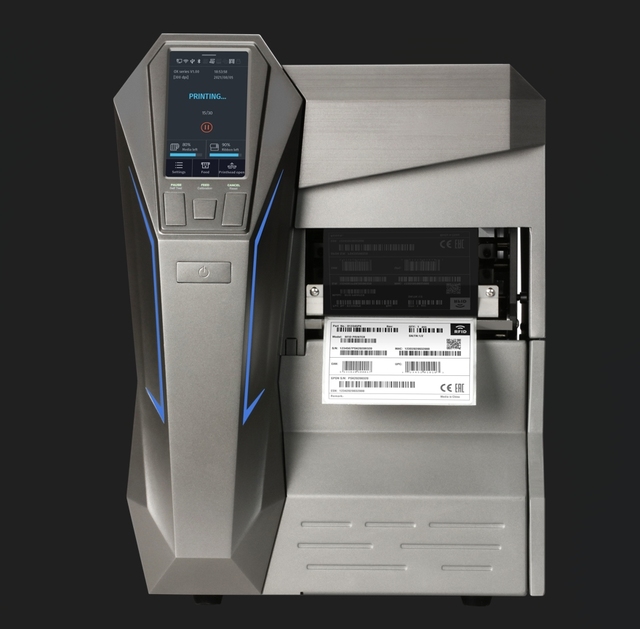 China's High-end Manufacturing Robust Barcode Printer 300Dpi High-Definition Industrial RFID Label USB/BT/Wireless/ Made Stock