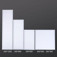Vente chaude Protection de l'environnement Bureau à économie d'énergie Lumière douce Protection des yeux 600x600 600*1200 300*300 Panneau lumineux LED