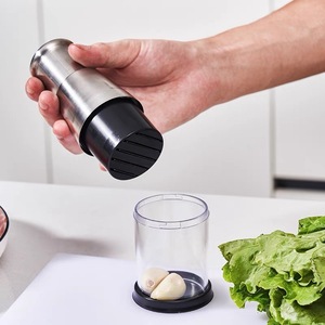 Garlic Peeler And Garlic Mincer Stainless Steel Manual Kitchen Tool For Easy Crushing And Mincing - Product Image 4