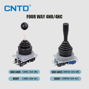 Cntd Cmrs 4NO 4NC 30mm Rocker monolever chuyển 4 hướng chuyển đổi <span class=keywords><strong>joystick</strong></span> điều khiển 5A/10A/15A/30A Max hiện tại 220V/600V - Product Image 3