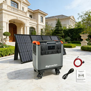 Centrale électrique portable BIGINVERTER 4000W 4000Wh pour camping, villas, pelouses, sorties en camping, alimentation de secours en cas de panne de courant à domicile et vie hors réseau - Product Image 1