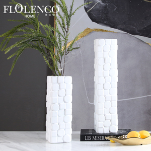 Sala <span class=keywords><strong>de</strong></span> estar minimalista decoración, estilo nórdico <span class=keywords><strong>flor</strong></span> florero arte <span class=keywords><strong>de</strong></span> red negro resina florero - Product Image 5