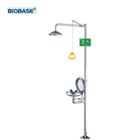 BIOBASE SEW-C2 Laveuse oculaire d'urgence * Station de douche de sécurité * Équipement de sécurité de laboratoire * Conforme à la norme ANSI
