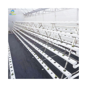 Système hydroponique NFT de type A, canal de culture en <span class=keywords><strong>PVC</strong></span> de qualité alimentaire, gouttière hydroponique économisant l'eau pour les légumes et les herbes de serre - Product Image 4