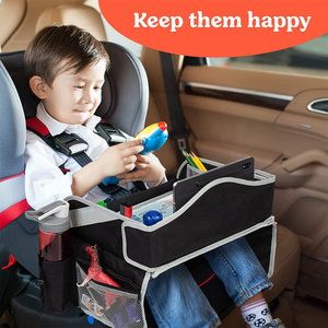 Accesorios para Mesa de Viaje para Niños Pequeños, Bandeja de Viaje para Niños, Bandeja para Asiento de Coche, Artículos Esenciales para Viajes por Carretera para Coche y Avión - Product Image 2