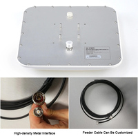 WG26 Lecteur RFID UHF Interface RS485 RJ45 868MHz Longue Portée 15m Plage de Lecture pour Lecteurs de Cartes de Contrôle d'Accès