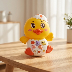 <span class=keywords><strong>Jouet</strong></span> musical électrique Jacko Toys en forme de canard pour bébé, en plastique, ensemble éducatif pour 0-24 mois - Product Image 1