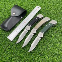 Couteau de poche pliant EDC en acier 110 D2 avec manche G10, vente en gros d'usine, pour randonnée, survie, camping, tactique, personnalisation OEM