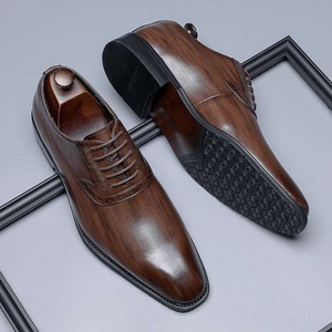 2026 Autumn Retro Style Handmade Men's Lace-up <b>Shoes</b> Office Career Pointed Toe Precisely Crafted Comfortable Breathable - Product Image 3