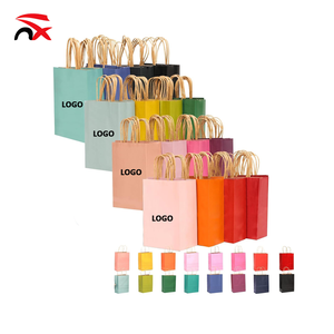Bolsa <span class=keywords><strong>de</strong></span> Papel Kraft Negra al por Mayor para <span class=keywords><strong>Bodas</strong></span> y Cumpleaños, Bolsa <span class=keywords><strong>de</strong></span> Regalo <span class=keywords><strong>de</strong></span> Papel Reutilizable Ecológica con Logotipo - Product Image 2
