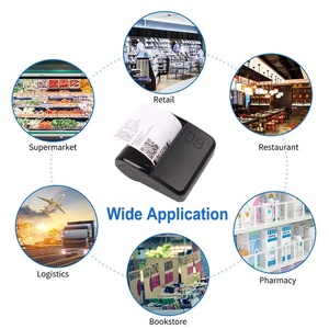 휴대용 미니 USB 열전사 영수증 프린터 80mm 203DPI 무잉크 1년 보증 재고 있음 SDK 포함 120mm/s 인쇄 속도 - Product Image 3