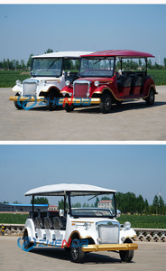 Classico vintage elettrico bus turistico auto Retro carrozzeria auto in vendita/miglior prezzo 14 posti vero classico carrello - Product Image 6