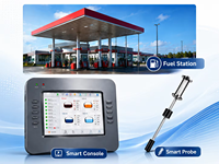 Sistema ATG Industrial, Medidor de Tanque Automático para Gasolinera, Consola de Control de Tanque Intrínsecamente Segura con Almacenamiento de Datos