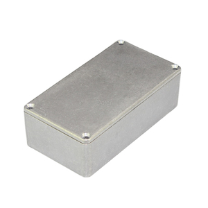 Contenitore per pedali chitarra in alluminio 125B 1590N1 122x66x39.5 MM, custodia in metallo per stompbox, scatola per effetti chitarra non finita con interruttore a levetta - Product Image 5