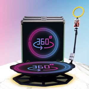 Manuel sans fil instantané portable anneau lumineux 3d rotatif selfie <span class=keywords><strong>photobooth</strong></span> coque support accessoires 360 degrés photomaton au - Product Image 1