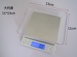 새로운 모델 <span class=keywords><strong>40kg</strong></span> 50kg 식품 저울 디지털 유리 주방 저울 304 스테인레스 스틸 저울 - Product Image 3
