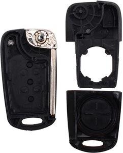<span class=keywords><strong>Coque</strong></span> de clé à distance en aluminium et ABS noir pour Rio Rondo Soul Sportage pour I20 I30 I35 <span class=keywords><strong>IX20</strong></span> IX35 en gros - Product Image 2