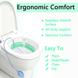 Produits d'hygiène <span class=keywords><strong>intime</strong></span> féminine : Bain de siège vaginal, Bidet ABS <span class=keywords><strong>pour</strong></span> toilettes et salle de bain - Product Image 5