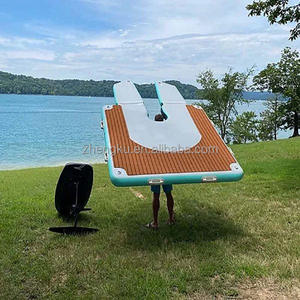 Station d'accueil durable pour jet ski <span class=keywords><strong>en</strong></span> PVC à point <span class=keywords><strong>de</strong></span> chute, plate-forme flottante, E-Foil gonflable, à vendre - Product Image 4