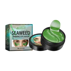 West & Month seaweed firming eye mask sticker fade fine lines around eyes dark circles hydrating moisturizing eye mask 60pcs