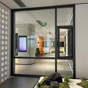 Nhà Saint malo rõ ràng kính nhôm casem nhiệt âm thanh louvers Hiện đại Đôi Ba tráng men hình ảnh rèm cử<span class=keywords><strong>a</strong></span> sổ cho biệt thự - Product Image 4