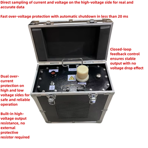 Wrindu RDVLF-80 Çok Düşük Frekanslı Yüksek Gerilim Test Cihazı Vlf <span class=keywords><strong>Hipot</strong></span> Test Cihazı Yüksek Gerilim Vlf Vlf <span class=keywords><strong>Ac</strong></span> <span class=keywords><strong>Hipot</strong></span> Test Cihazı - Product Image 3