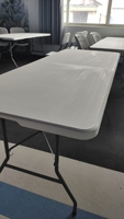 Promotion extérieure et intérieure 180cm Table pliante en plastique la moins chère
