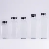 Clear Water Juice Package Plastic Bottles, Custom Logo
