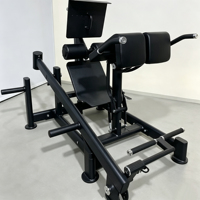 Banc d'hyperextension commercial SK, chaise romaine réglable, machine d'extension dorsale premium pour l'entraînement musculaire en salle de sport