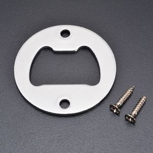 Custom Wholesales 25pieces 40mm Bottle Opener Inserts with <b>Screws</b> <b>Chrome</b> Iron DIY Wine Soda Cap Catcher Kitchen Accessories - Product Image 5
