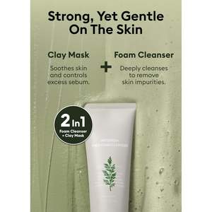 Missha Artemisia Pack Foam Cleanser 150ml Nettoyant moussant pour le visage à l'artémisia, nettoyage en profondeur pour tous types de peaux - Product Image 4