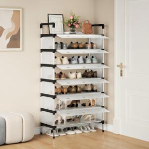 Étagère à Chaussures Anti-Poussière à 7 Niveaux, Démontable et Anti-Humidité/Rouille, pour Chambre et Salon - Product Image 2