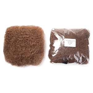 <span class=keywords><strong>Capelli</strong></span> Jiffy #30 <span class=keywords><strong>capelli</strong></span> umani alla rinfusa Afro crespi marroni per riparare le estensioni dei Dreadlocks <span class=keywords><strong>capelli</strong></span> naturali <span class=keywords><strong>castano</strong></span> <span class=keywords><strong>chiaro</strong></span> - Product Image 2