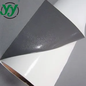 Adhesivo imprimible extraíble polimérico fundido gris PVC sin burbujas vinilo trasero salida de aire hojas de vinilo adhesivas de alta adherencia