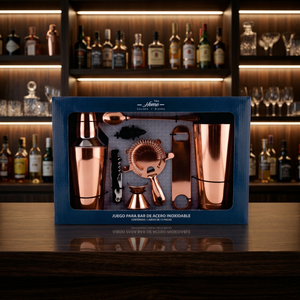 9-Piece Barware Set Includes 1 Regular Cocktail <b>shaker</b> 2 Boston <b>Shaker</b> 1 Corkscrew opener 1 jigger 1 <b>Bottle</b> opener Pourer - Product Image 4