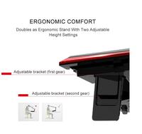 Coussin de refroidissement en plastique ABS pour Ipad et ordinateur portable, refroidisseur à Air Ice COOREL 17 pouces, cinq ventilateurs 430x304x36mm, 5 ventilateurs CN;GUA
