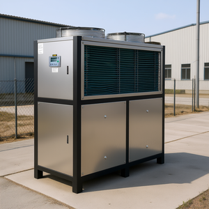 Enfriador de Agua Industrial Vevor de 15 Toneladas D0100HRXUKJ, 15 HP, Refrigerado por Aire, Control por Microcomputadora, Tanque de Acero Inoxidable - Product Image 2