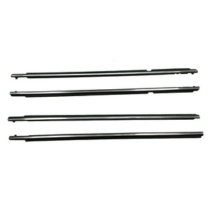 PRP 4-Piece Rear Door Window Sweep Seals / Belt Line Molding For 1997-2001 Jeep Cherokee XJ