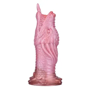 YOCY Silicone Dragon Monster Hollow Penis Sleeves for men Enlargement Extender Male Masturbation Cup Function YC-2147