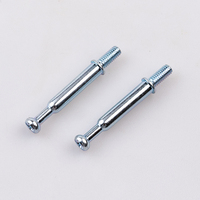 Accessoires de meubles en acier au carbone zingué, connecteur mini-fix 3-en-1 à verrouillage par came, boulon pour meubles en bois, mobilier moderne pour hôtel et salon