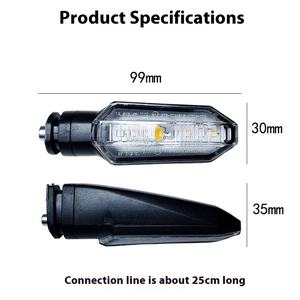 Convient pour Honda <span class=keywords><strong>CB125R</strong></span> 150R CRF250L 1000 Feux clignotants avant/arrière à LED Flow - Product Image 6